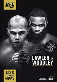 UFC 201 poster