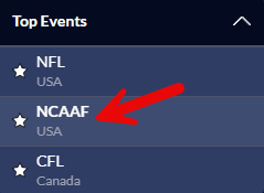 College Football Bowl Games betting at Sports Interaction.