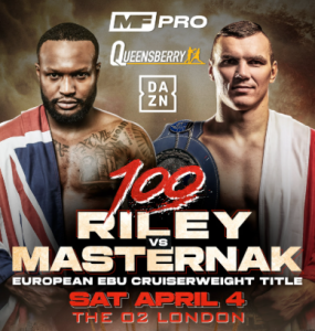 Riley vs Masternak Fight Poster