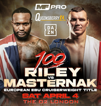 Riley vs Masternak Fight Poster